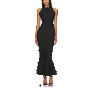 Elliatt Theatrical Gown in Black